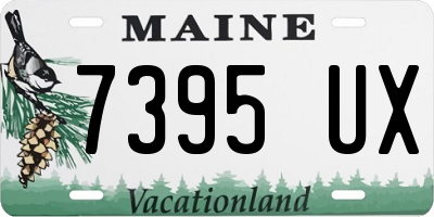 ME license plate 7395UX
