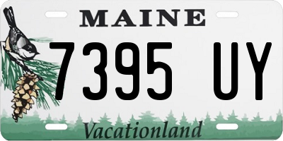 ME license plate 7395UY