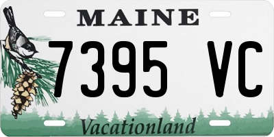 ME license plate 7395VC