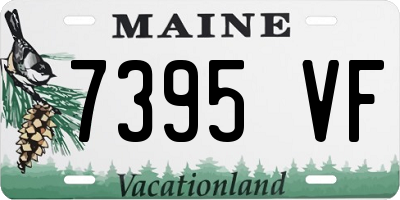 ME license plate 7395VF