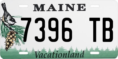ME license plate 7396TB