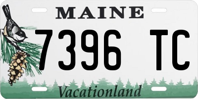 ME license plate 7396TC