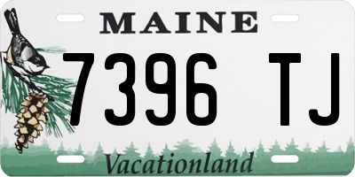 ME license plate 7396TJ