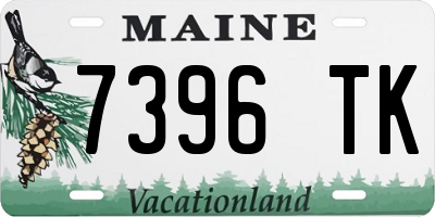 ME license plate 7396TK