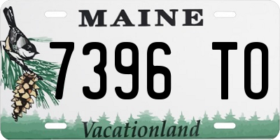 ME license plate 7396TO