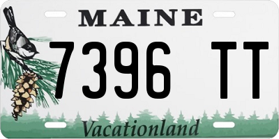 ME license plate 7396TT