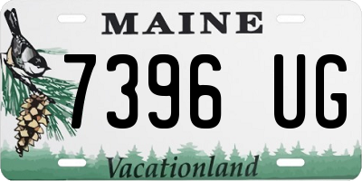 ME license plate 7396UG