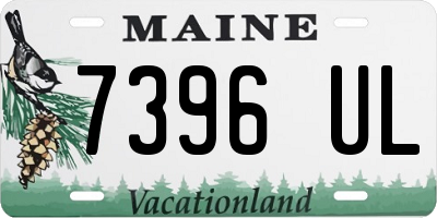 ME license plate 7396UL