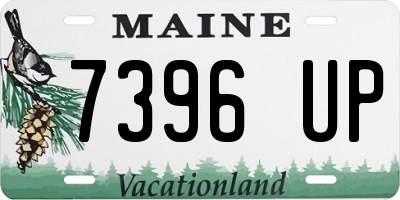 ME license plate 7396UP