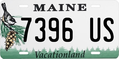 ME license plate 7396US