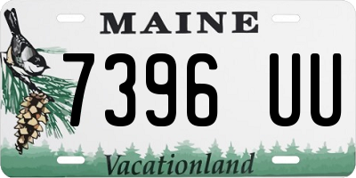 ME license plate 7396UU