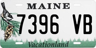 ME license plate 7396VB