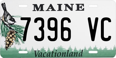 ME license plate 7396VC