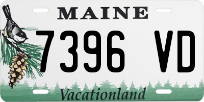 ME license plate 7396VD