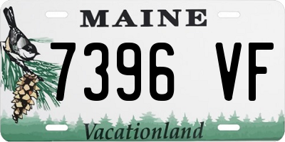 ME license plate 7396VF