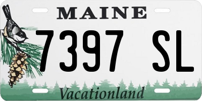 ME license plate 7397SL