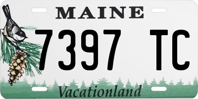 ME license plate 7397TC