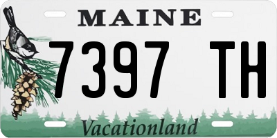 ME license plate 7397TH