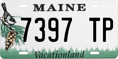 ME license plate 7397TP