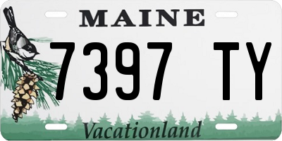 ME license plate 7397TY