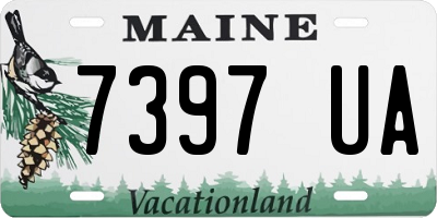 ME license plate 7397UA