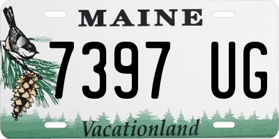 ME license plate 7397UG