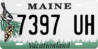 ME license plate 7397UH