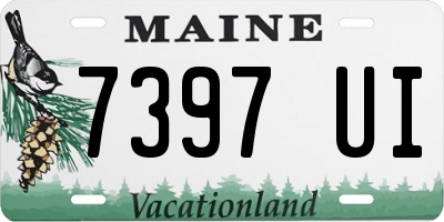 ME license plate 7397UI