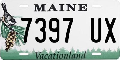 ME license plate 7397UX
