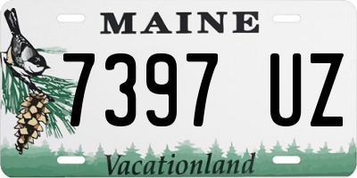ME license plate 7397UZ