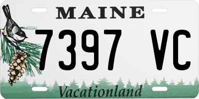 ME license plate 7397VC