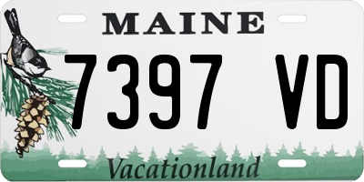 ME license plate 7397VD