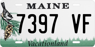 ME license plate 7397VF