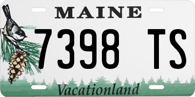 ME license plate 7398TS