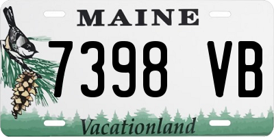 ME license plate 7398VB