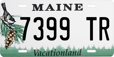 ME license plate 7399TR