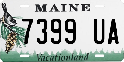ME license plate 7399UA