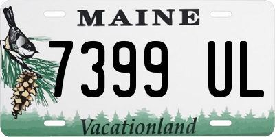 ME license plate 7399UL