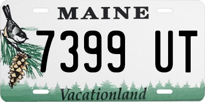 ME license plate 7399UT