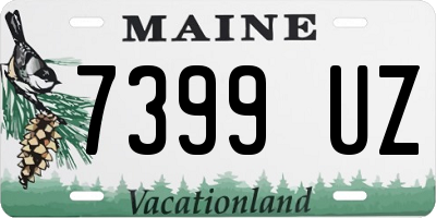 ME license plate 7399UZ