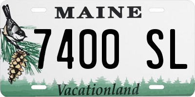 ME license plate 7400SL