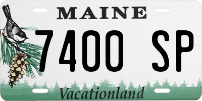 ME license plate 7400SP