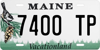 ME license plate 7400TP