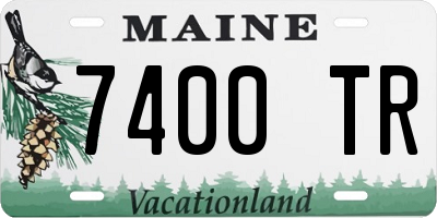 ME license plate 7400TR