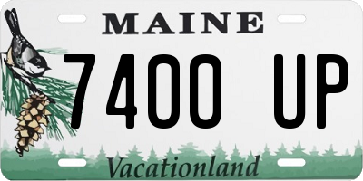 ME license plate 7400UP