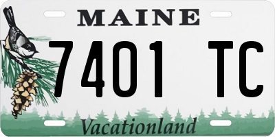 ME license plate 7401TC