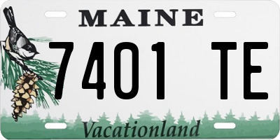 ME license plate 7401TE