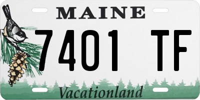 ME license plate 7401TF