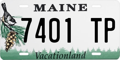 ME license plate 7401TP