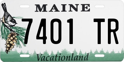 ME license plate 7401TR